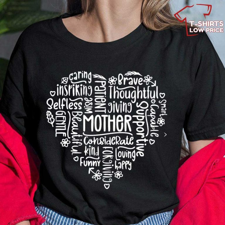 Heart Mothers Day T Shirt 1