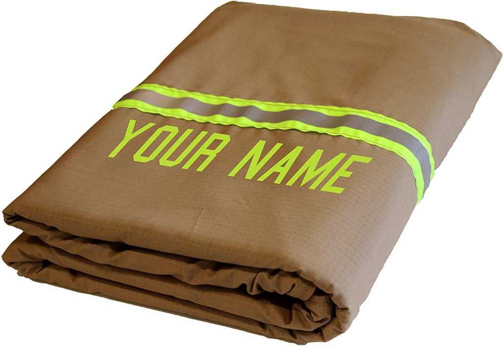 Firefighter Personalized Tan Station Blanket