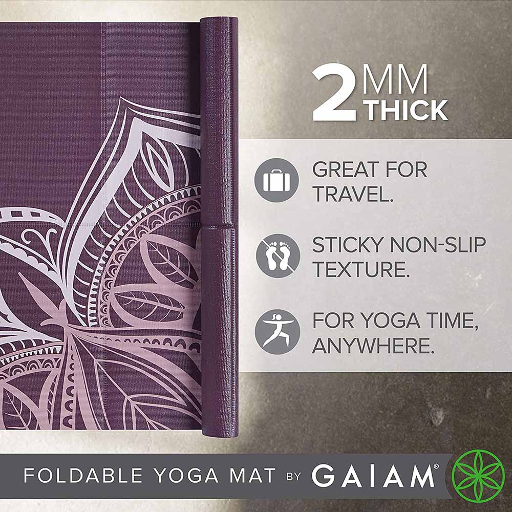 Gaiams Foldable Yoga Mat