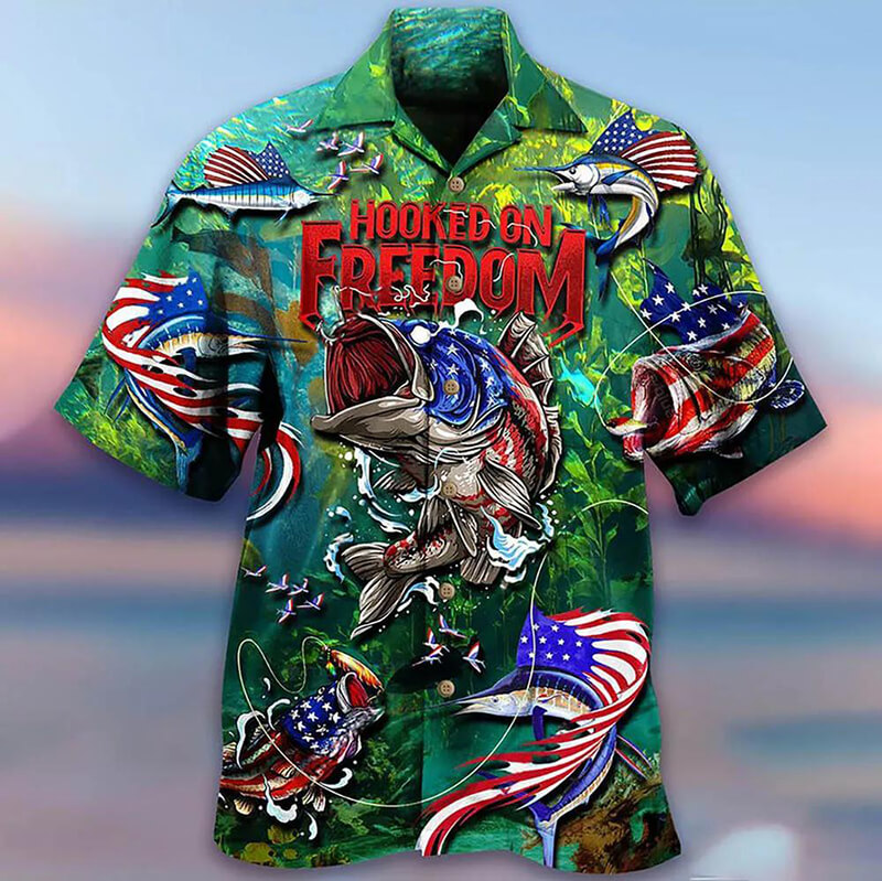 Fishing Hawaiian Shirt 1