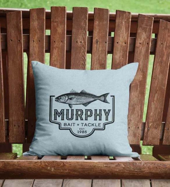 Personalized Nautical Pillow Cover