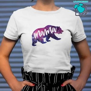 Magical Galaxy Mama Bear T Shirt